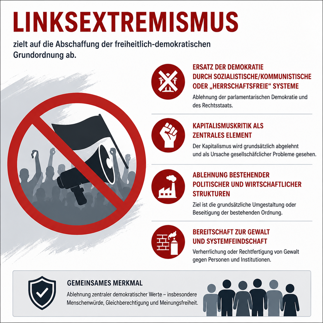 Merkmale Linkstsextremismus